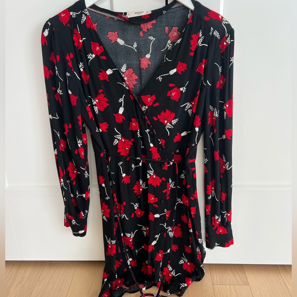 Mango Floral Mini Dress